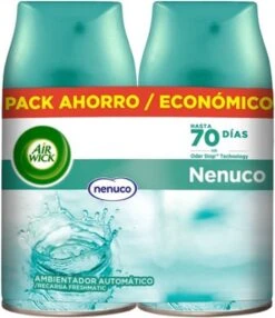 Navulling Voor Elektrische Luchtverfrisser Air Wick Nenuco (2 X 250 Ml) -Beroemde Parfum Winkel 1038x1200
